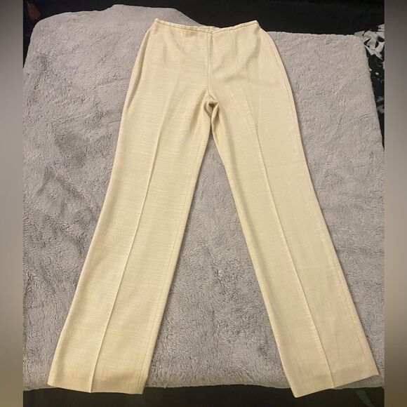 Escada silk/ wool straight leg pants, size 36(S) - Picture 1 of 6